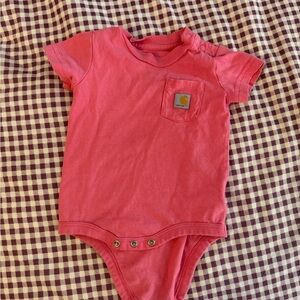 Carhartt Coral Baby Onesie